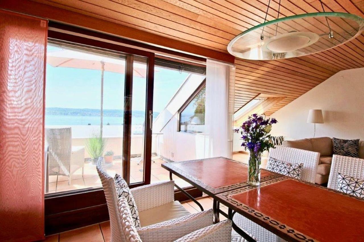 Ferienwohnung Mit Seeblick Und Dachterrasse In Ueberlingen Exteriér fotografie